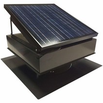 Remington Solar 25와트 태양열 다락방 팬 (그레이) 온도 조절기 / 습도 조절 장치 포함 (50.8 x 50.8 x 27.9cm(20 x 20 x 11인치)) - 브, 30 Watt, Grey