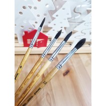 헤렌드붓 R-5200 수채화 붓 herend r5200 4 6 8 10 12 14 16 18 20호, 12호, 짧은붓대(미니 R-5200)