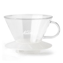칼리타 글라스 드리퍼 WDG 185 CL 화이트, 옵션선택, 단품