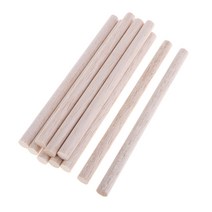 shangren 어린이를위한 자연 미완성 라운드 발사 나무 스틱 막대 블록 어린이 diy 장식 수제 장난감 공예 만들기