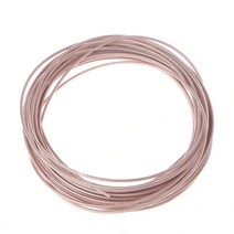 10m RG316 RF Coax Coaxial Cable Connector 50ohm Shielded Pigtail Extension Lead, 금, 1개