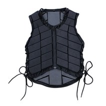 어린이 성인 남녀 승마 안전조끼 보호구 승마복 보호복 용품, 성인 블랙 + XL