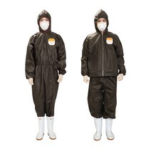 애니가드 SBW 일회용 방진복 원피스 투피스 보호복 1박스(24개입), SBW 원피스(회색) 1박스, XL