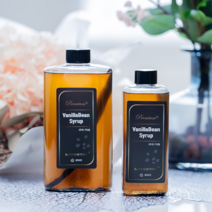 수제 바닐라빈 시럽 홈카페 커피 재료, 수제 바닐라빈 시럽 320g