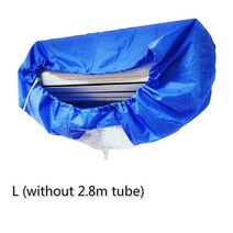 에어컨 커버 벽걸이 형 에어컨 청소 보호 먼지 커버 깨끗한 도구 조임 벨트 1-3P, 02 L without tube