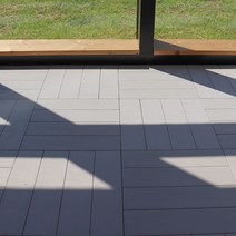 예쁜욕실인테리어 베란다바닥타일 낱개형 톡톡 그레이 18p, 단품