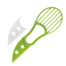 다기능 아보카도 필러 3 인 1 펄프 분리기 주방 도구 오렌지 포멜로 석류 과일, [01] A-green