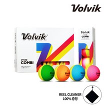 사은품 증정 볼빅 NEW 비비드 콤비 디바이드 3피스 무반사 3피스 골프공, NEW 비비드 4컬러혼합