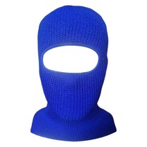 GHSHOP 오토바이 balaclava 후드 오토바이 겨울 열 따뜻한 스노우 보드 사이클링 라이딩 스키, 52~64cm, 스트레치 플리스, 푸른