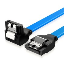 SATA 3.0 데이터 HDD 솔리드 스테이트 하드 디스크 드라이브 신호 케이블 와이어 40cm/50cm, 푸른, 0.5m