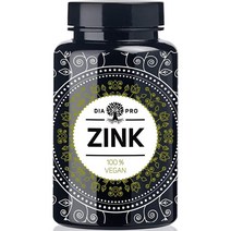 독일직구 DiaPro 아연 정제 25mg 바이오 가용 아연 비글리신 아연 365개입 서플라이 100% 비건, 수량, 상세참조