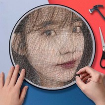 주문 제작 퍼즐 십자수 인물 사진 애인 팬 조공 선물, (원하시는 사진으로 주문제작 가능합니다)