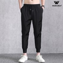 위즈아이 여름 9부 조거 아이스 쿨바지 남자 남성 팬츠 WI120PN