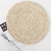 짚냄비받침 우드 뚝배기 깔개 라탄 수제