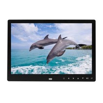 디지털 사진 프레임 12 인치 전자 디지털 사진 프레임 ips 디스플레이 ips lcd 1080p mp3 mp4 비디오 플레이어, 협력사, EU 플러그, 검은 색