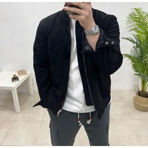 남자 투웨이 블루종 스웨이드자켓