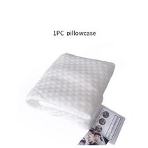 커플을 위한 곡선 경추 베개 메모리 폼 수면 목 지원 쿠션 할로우 디자인 정형 외과 바디, 1 pillow case