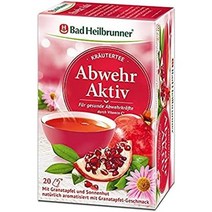 유럽홍차 바드 하일브루너 허브 액티브 필터 백 팩 (팩 of 20) 독일 약용차 천연허브 수면에 도움 천연허브 티백 필터 백 Bad Heilbrunner, 9개