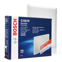 보쉬 말리부 에어컨필터 S5519 PM2.5 항균 히터필터, 말리부_보쉬_S5519