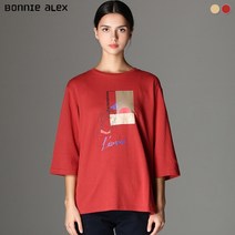 보니알렉스 보니알렉스(BONNIE ALEX) 센서티브 록 프린팅 티셔츠 (택가격:69000원)