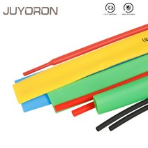 케이블 슬리브 클립 타이 배선 덕트 1 미터 1/1/1/2/2/2/3/3/4/5/6/8/10/12mm 열 수축 튜브 튜빙 와이어 접착제 라이닝 슬리브 랩 DIY 커넥터 수리 도구, [02] Blue, [01] 1mm, [01] 1Meter