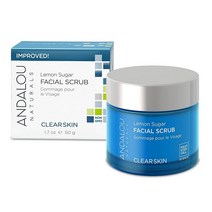 안달로우 Andalou Naturals Clear Skin Lemon Sugar Facial Scrub 레몬 슈거 페이셜 스크럽 50g 1개