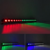 18x10W RGBW 4 인 1 LED 월 워셔 DMX 스트립 조명 무대 DJ 디스코 파티 벽 바 댄스 플로어 장식, 02 미국 플러그