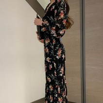 [워니쇼룸](너무예뻐)주름플라워원피스 O031501 꽃무늬원피스 봄원피스 샤랄라원피스 데이트룩