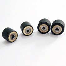 자바라 컨베이어 벨트 바퀴 우레탄 롤러 롤러 공장 이동식 호이스트 벨트고무 플로터 롤러 2 개 4x11x16mm, 03 4.10.14