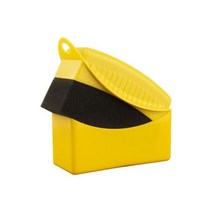 자동차 휠 연마 왁싱 스펀지 브러시 ABS 플라스틱 세척 타이어 윤곽 드레싱 애플리케이터 패드 디테일 액세서리