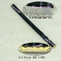 250mm A 0.5 피치 30 핀 EDP 스크린 케이블 라인 간격 30P I-PEX FFC i-Pex 유연한 플랫 와이어