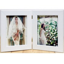 양면접이액자I가로I세로I혼합형사진액자/A03화이트, 세로+세로접이/(A03)화이트-8*10인치
