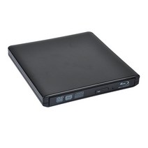 블루레이 플레이어 알루미늄 Blu-ray 드라이브 초박형 외부 USB 3.0 버너 BD-RE CD/DVD RW 노트북 용 3D 4K, 01 black