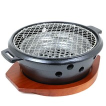 일본식 원형 숯불 화로 세트 (소) 개인화로 미니화로