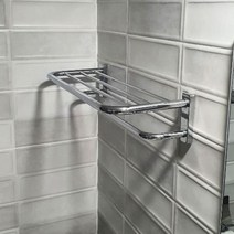 욕실 수건선반 1단2단 욕실수건걸이 욕실벽선반 수납장, 욕실 1단 수건선반