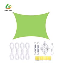 BAJIU 타프스크린 홀리데이타프 자외선 차단 그늘막 옥스퍼드 천 그늘막타프 액세서리 세트, 3*5m, 녹색