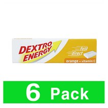 덱스트로 에너지 오렌지 비타민 C Dextro Energy Orange Vitamin 47G 6개