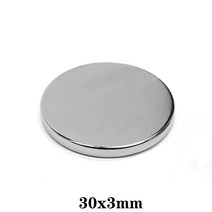125102030pcs 30x3mm 강한 실린더 희토류 자석 30mmx3mm 라운드 네오디뮴 자석 30x3mm 큰 디스크 자석 303mm, 30개