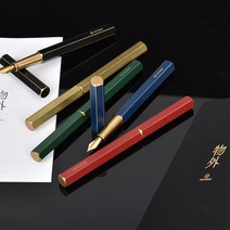 와이스튜디오 수제 황동 클래식 리볼브 만년필, 각인없음, 리볼브 수제 황동 레드 만년필, M촉