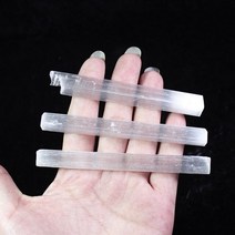 파쇄석 잡석 콩자갈 잔자갈 자갈돌멩이골재 쇄석 깬자갈 불규칙한 크리스탈 스틱 지팡이, 3개, 9-11cm