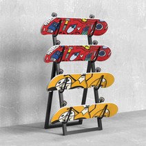 장비 스노우 보드 진열대 디스플레이 다층 홀더, 블랙 7단 - 30x123cm