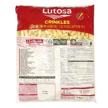 올찬몰 루토사 줄무늬감자 2kg 대용량 클링클컷, 1개