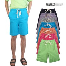 [KT알파쇼핑][BANESSOHomme] 쮸리 네추럴 면밴딩 반바지 MD700