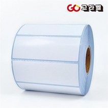 유포지 라벨 100x35 1롤1500장 바코드프린터 롤라벨