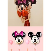 디즈니 미키 미니 마우스 슈퍼 헤드 은박 풍선 113cm, 미키 슈퍼 헤드(113×109cm)