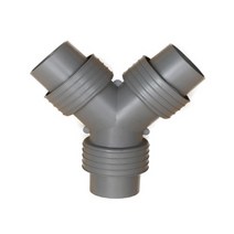 씽크호수 연결 30mm Y자(진공포장) 4252, 단일 수량