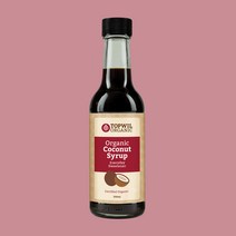 탑윌 유기농 코코넛 시럽 250ml 100% 천연 무첨가 무방부제, 1병