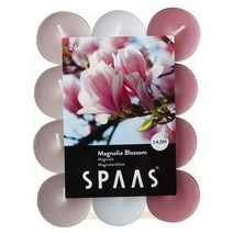티라이트 향초 24개 다색 플랫팩 SPAAS, 06 매그놀리아 블로섬