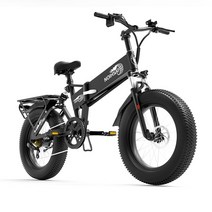 전기팻바이크 pas전기자전거 트랙 로드 레트로 산악 자전거 접이식 전기 자전거 1000w 48v 12.8ah 이동식 배터리 26 인치 지방 타이어 lcd 디스플레이 남자 도로, 검은색, 1000w 모터, 12.8ah 배터리