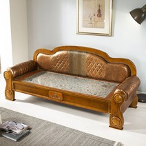 데코라인 뉴라이프 카우치 맥반석소파침대, 브라운